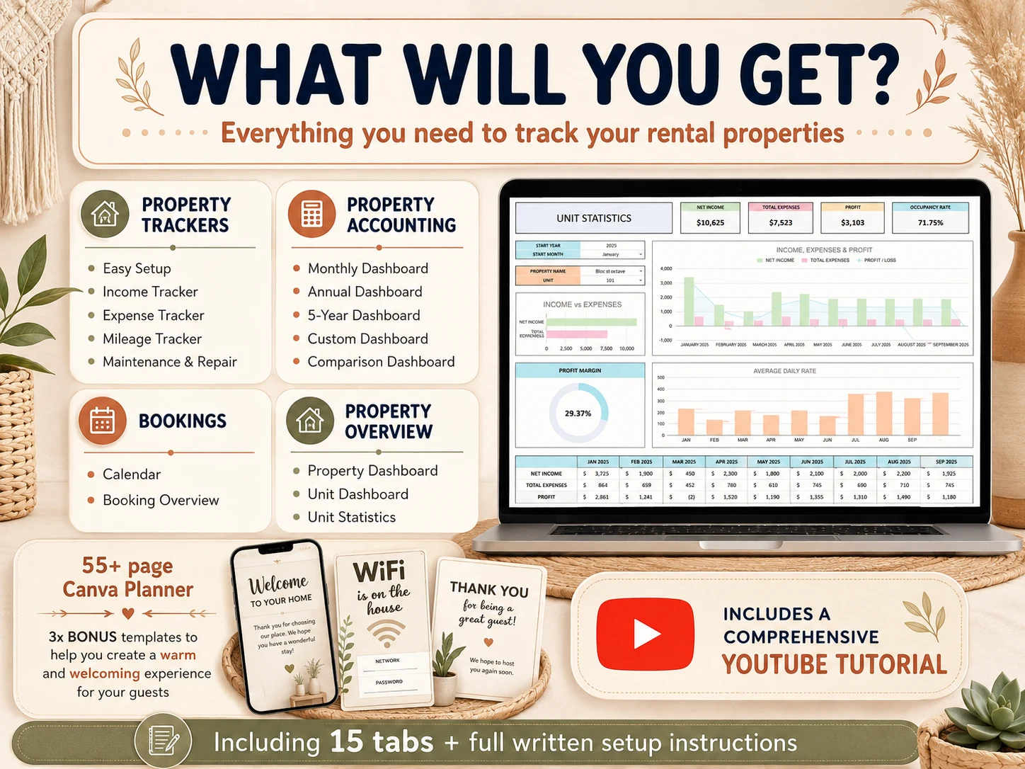 Ultimate Airbnb Tracker Bundle preview 2