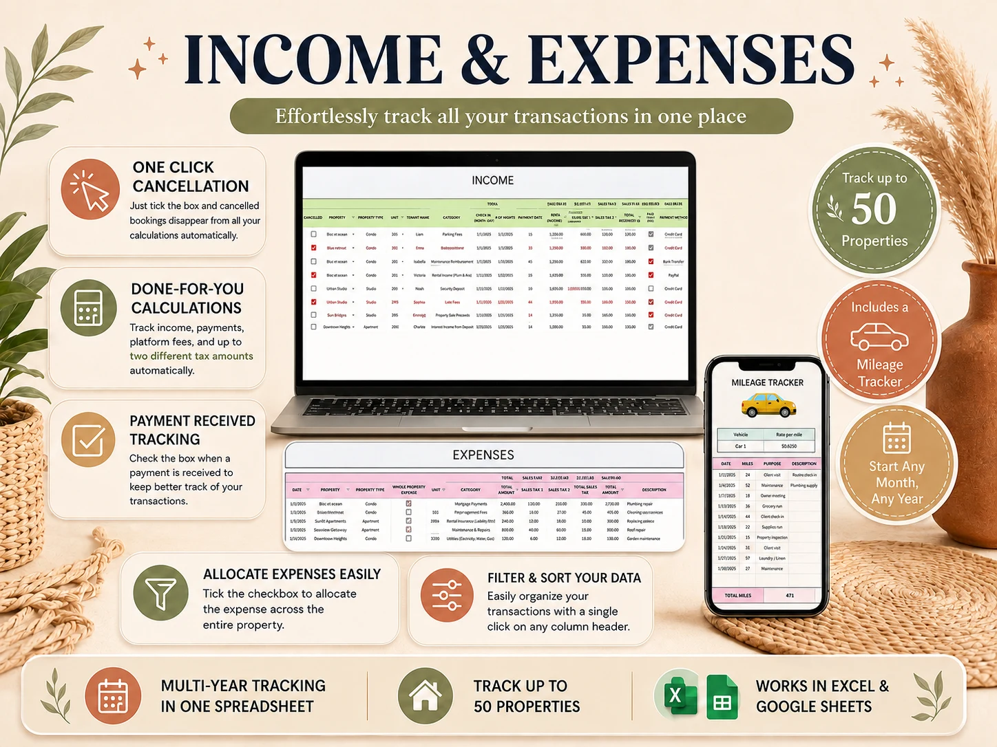 Ultimate Airbnb Tracker Bundle preview 3